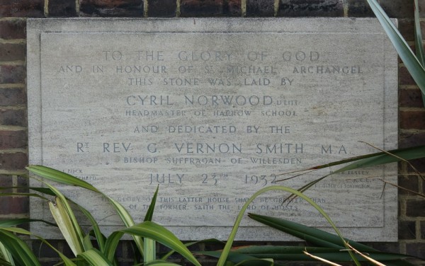 St Michael the Archangel Foundation stone